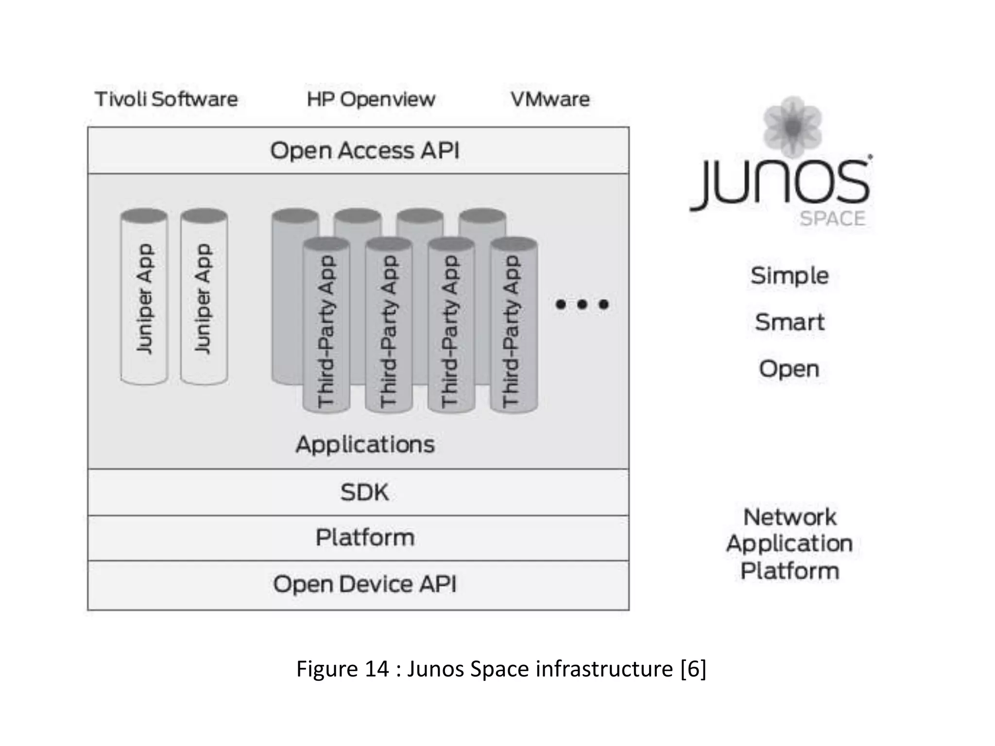 Figure 14 : Junos Space infrastructure [6]

 