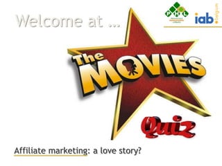 Welcome at …




Affiliate marketing: a love story?
 
