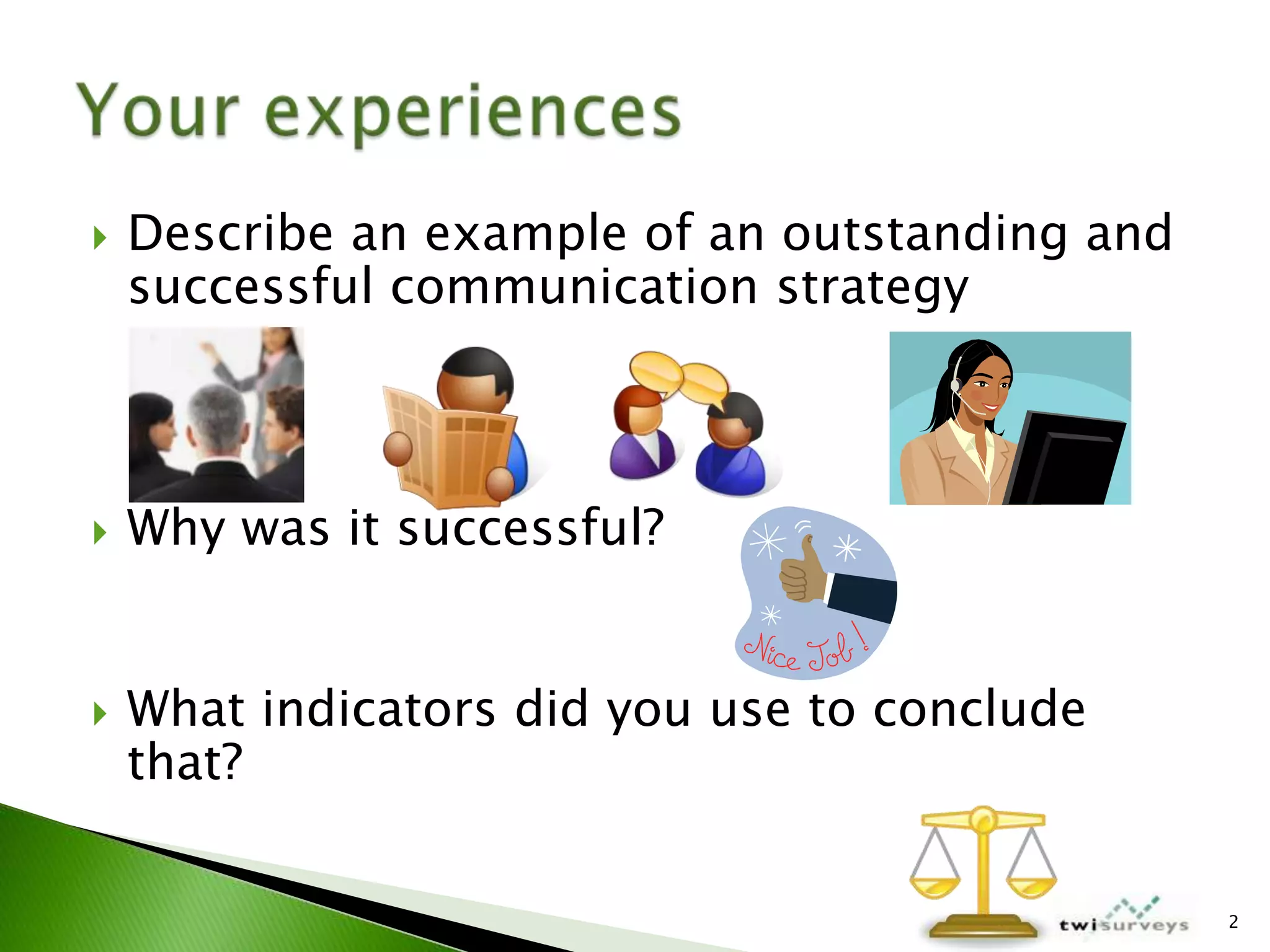 IABC Colorado Measurement Workshop March 2009