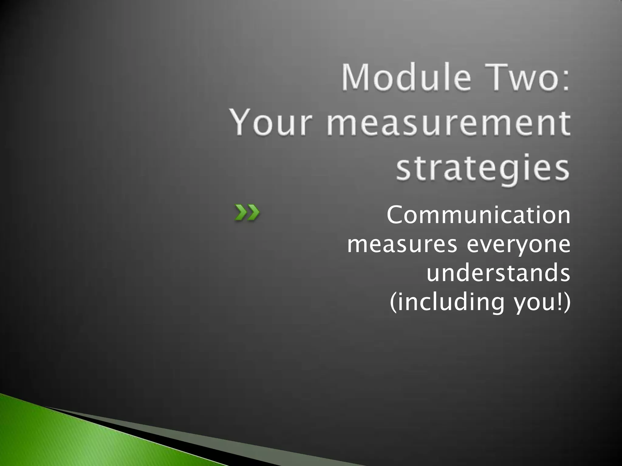 IABC Colorado Measurement Workshop March 2009