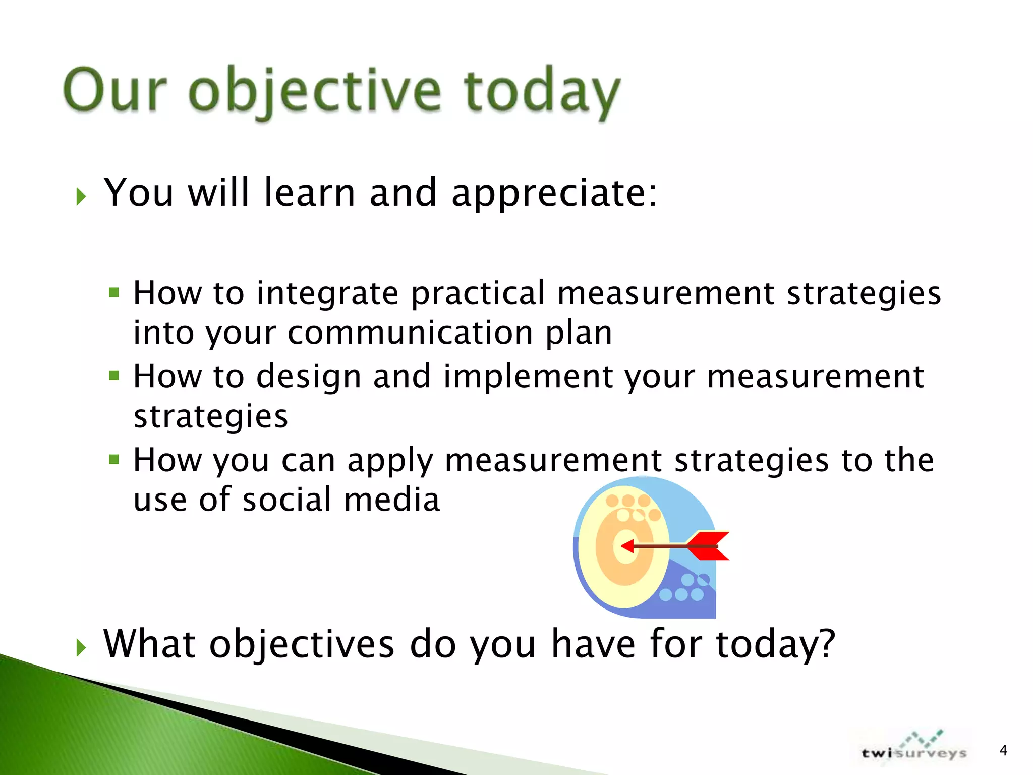 IABC Colorado Measurement Workshop March 2009