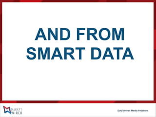 AND FROM
SMART DATA

Data-Driven Media Relations

 