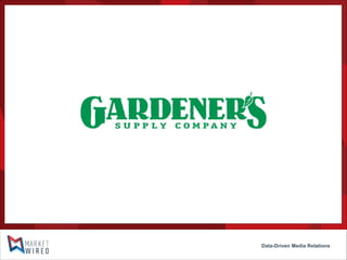 Data-Driven Media Relations

 