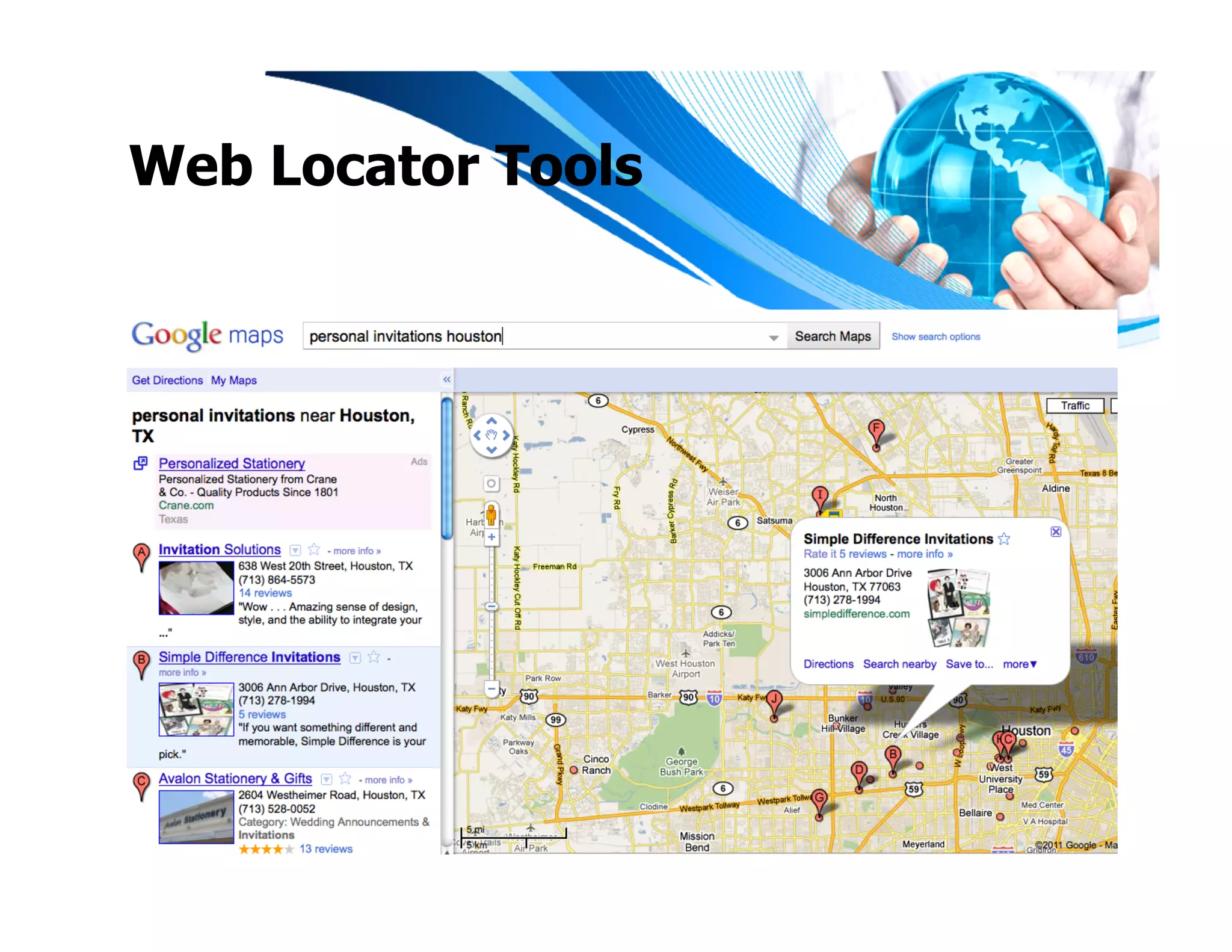 Web Locator Tools
 