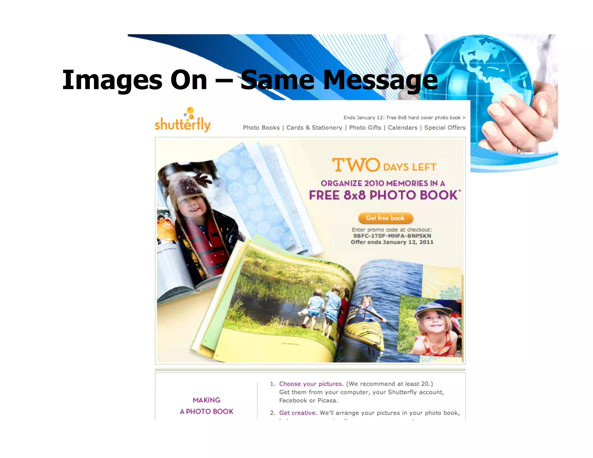 Images On – Same Message
 
