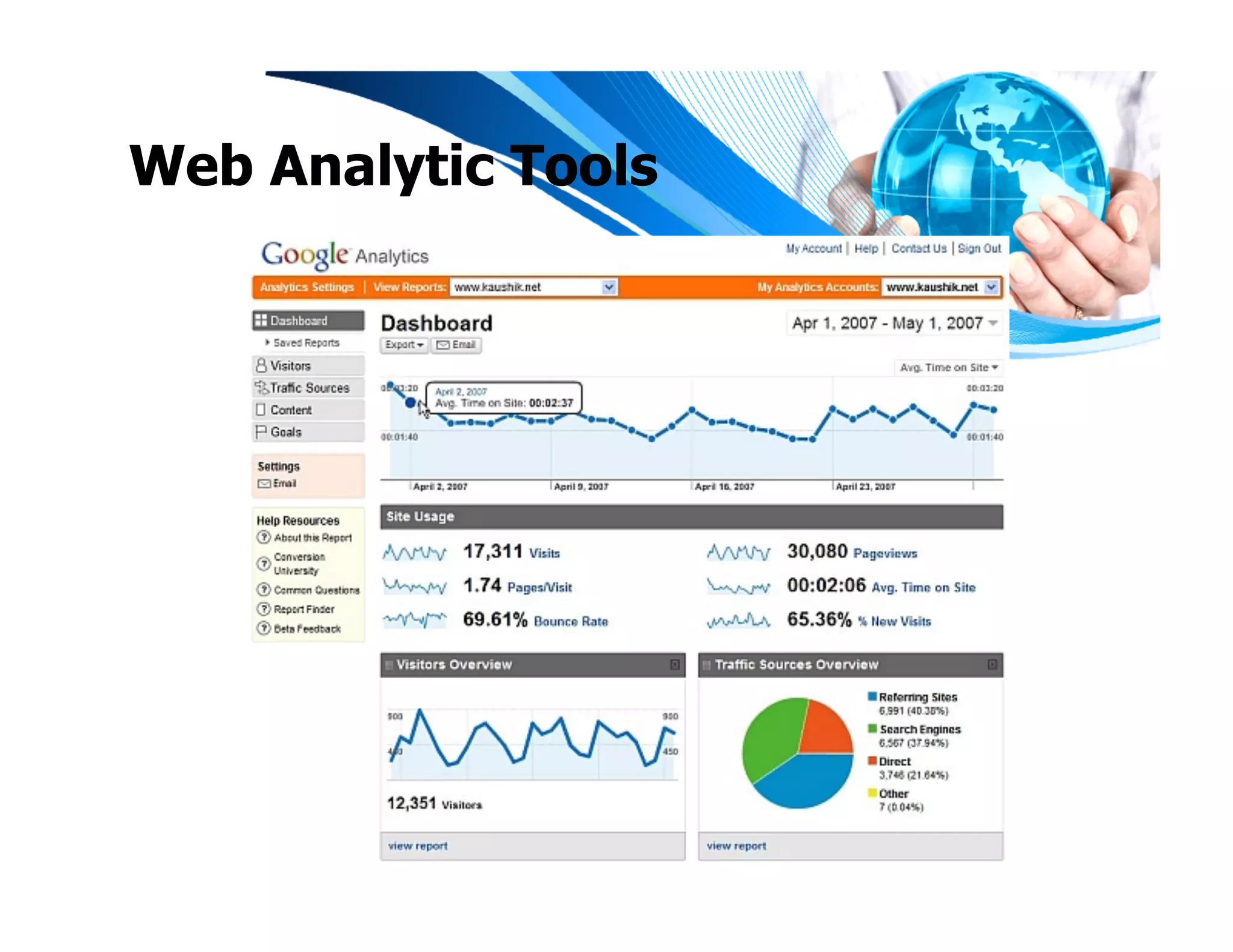 Web Analytic Tools
 