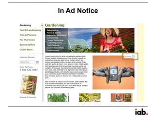 an easy-to-use opt-out mechanism Provide a link distinct from the link to your privacy policy