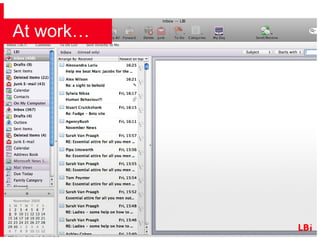 At work… 