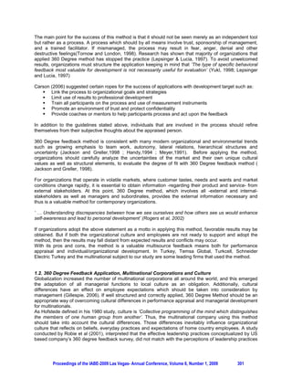 workers who take on more responsibility than they are asked to take on for a specific job could run the
risk of overburdening themselves. This excess workload that is created by individuals that exhibit the
behaviors described as OCB characteristics could possibly lead to some relationships between OCB, NA,
and Burnout.

1.1 Volunteers of America
Volunteers of America is one of two comprehensive nonprofit human services organizations in
Washington State and employs 400 professionals and 275 volunteers. The Everett Branch of Volunteers
of America serves Snohomish County. The staff of the housing and transitional services and the food
bank emergency services programs will be surveyed. Housing and transitional services primarily serve
families with children. One component of this program is the emergency shelter, which consists of motel
vouchers given to families on a weekly basis with a 90-day limit. The families must check-in with their
case managers daily and meet with their case managers weekly. The case managers also meet with
walk-ins as they come into the food bank seeking services.

1.2 Cocoon House
The Cocoon House is the only emergency shelter for teens in Snohomish County. The youth served at
Cocoon House come for a last refuge when other mainstream resources through the schools and
community agencies have been unable to address their complex and challenging needs. The Cocoon
House also manages Snohomish County’s Teen Advocate Program. Both the shelter program employees
and the teen advocates will be surveyed. The shelter program employees serve the homeless teen
population in Snohomish County by providing shelter and basic needs services. The teen advocates
provide community outreach to connect with homeless and disconnected youth. The advocates also case
manage the youth that they serve.

3. METHOD

3.1 Participants
Eighteen Volunteers of America employees and fourteen Cocoon House employees participated in the
current study. All of the participants provide direct service to the homeless population of Snohomish
County in Washington State. Demographic variables of the participants are summarized in Table 1.

3.2 Procedures
All of the surveys were completed during staff meetings at the organization at which the participants are
employed. The participants were given 30 minutes to complete the survey. Each participant was given a
candy bar for his or her participation. Every participant was given a copy of the informed consent form
and any questions regarding the study were answered by the researcher.

3.3 Instruments
The first instrument in the survey was the Maslach Burnout Inventory, one of the most widely used
measures of burnout. It measures the three subscales of burnout; emotional exhaustion,
depersonalization and personal accomplishment (Wright  Hobfoll, 2004) and employs 22 questions on a
Likert-type scale.

The scale used to measure Organizational Citizenship Behavior has twenty-seven questions on a Likert
scale. The first thirteen questions are based on a scale developed in China and measures Civic Virtue,
Altruism, and Conscientiousness (Markoczy  Xin, 1997). The four subscales of Interpersonal Harmony,
Protecting Company Resources (Fahr et al., 1997), Sportsmanship, and Courtesy (MacKenzie et al.
1993) are based on the American OCB scales.

Negative Affectivity was evaluated by a modified version of the Positive and Negative Affect Schedule
(PANAS-X scale). The modification of the scale consisted of a reduction of the amount of items and the
measurement of 20 emotions. The participants rated how they usually feel in regard to the emotions
presented on a Likert-type scale.




        Proceedings of the IABE-2009 Las Vegas- Annual Conference, Volume 6, Number 1, 2009    277
 