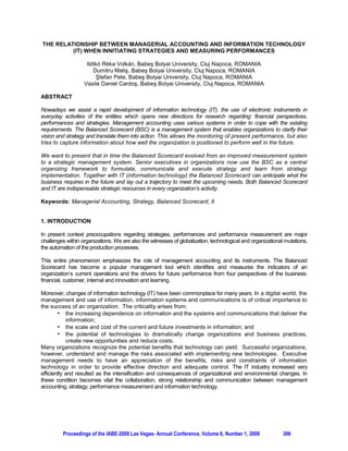 and a perpetual stream of cash flows is generated on the date of venture initiation. Insofar as
there is a timing option embedded in the investment decision, this paper may be classified
under the rubric of real options in capital budgeting, which captures the value of managerial
ability to adapt to market developments. However, an important difference is that this paper
eschews the treatment of uncertainty, a topic that plays a critical role in the vast literature on
the theory of real options, as exemplified by Amram and Kulatilaka (2000), Dixit and Pindyck
(1994), Henry (1974), Kandel and Pearson (2002), McDonald and Siegel (1986), and Trigeorgis
(1996).

The model is then employed to gauge the sensitivity of entrepreneurial start-ups to changes in
interest rates. To minimize verbosity, only a rise in the interest rate is entertained as the
effects of a reduction in the interest rate are exactly opposite. Two effects are delineated.
First there is the obvious reduction of NPV caused by the interest rate rise. However, there is
a second effect that is more subtle, which may be summarized as follows. W hereas the
implementation of low profitability start-ups is postponed, the implementation of high
profitability start-ups is accelerated.

2. THE ENTREPRENEUR’S DECISION SETTING

Having developed a business concept and plan, an entrepreneur faces the option of further
refining the plan during a period of length T. At time T, he will incur the requisite investment
expenditure amounting to I, whereupon a perpetuity of C(T) annual cash flow is generated.
C(T) rises at a decreasing rate with the length of the planning period, i.e., C’(T)  0 and C’’(T)
 0.

Define R as the continuously compounded interest rate. The entrepreneur maximises the
following net present value (NPV) of the venture with respect to T.
                       ª      C (T ) º
NPV (T , R)     e  RT « I                                                                  (1)
                       ¬        R »  ¼
Equation (1) measures the value created by the start-up now, i.e., at the present time, given a
delay, which is T periods in length, in the implementation of the start-up plan. The quantity
within the brackets of expression (1) may be interpreted as the NPV created by the venture on
the date, time T, when the venture is initiated. This quantity is denoted by the following
expression.
                    ª     C (T ) º
        NPVT        « I  R »                                                       (2)
                    ¬            ¼
The entrepreneur faces a trade-off between increasing T to raise C(T) versus reducing T to
                                                                           RT
increase the present value of the discount factor given by e         . Stated another way, the
entrepreneur must trade-off increasing the length of the period during which the venture plan is
refined, thus increasing the venture’s annual cash flow, versus reducing the length of the same
period to realize more quickly the venture’s potential for wealth creation.

The entrepreneur’s optimal T is obtained by taking the derivative of equation (1) with respect to
T and then equating the resulting expression to zero, bearing in mind that the interest rate R is
an exogenous parameter over which the entrepreneur has no control. After simplification, the
following requirement for optimality is obtained.
    C (T ) R  IR 2  C ' (T )   0                                                   (3)

2. THE DUAL EFFECTS OF AN INTEREST RATE RISE

The first effect of an increase in the interest rate is the obvious reduction of NPVT, as captured
by the following expression.




        Proceedings of the IABE-2009 Las Vegas- Annual Conference, Volume 6, Number 1, 2009         282
 