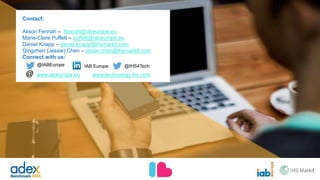 Outlook for 2017
• Expect approximately +10% growth over 2016
• Concentration of growth among fewer players will accelerate
• Video will become the primary battleground for consumer attention
• Live video set to focus on sports and UGC
• E-Sports advertising is gaining traction
• Audio is increasingly attractive to marketers
• Mobile-first becomes AI-first (but promise & practice are far apart)
• Regulation will have a material impact on the future health of the market
 