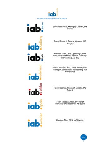 IAB Europe viewable impressions - white paper feb 2015