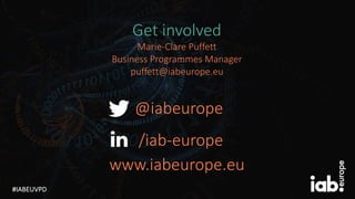 IAB Europe Virtual Programmatic Day Deck