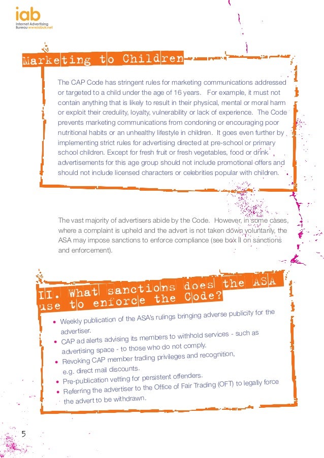 IAB Guide to online advertising regulations