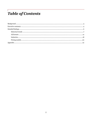 2
Table of Contents
Background...............................................................................................