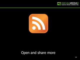 34Open and share more