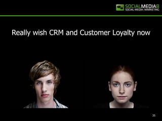 35<br />Really wish CRM and Customer Loyalty now <br />