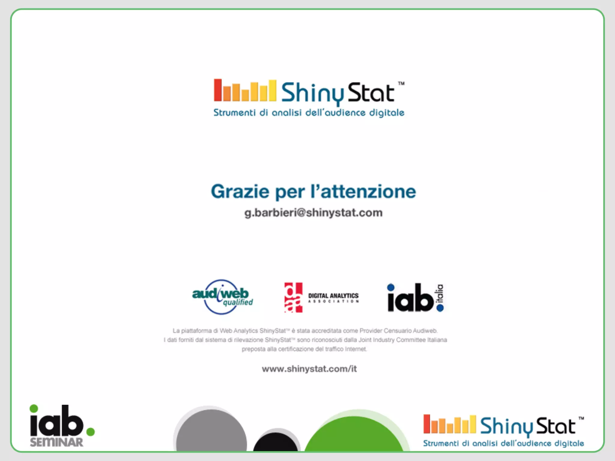 Iab Seminar 2012 ShinyStat