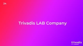 24
Trivadis LAB Company
 