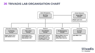 TRIVADIS LAB ORGANISATION CHART
26
 