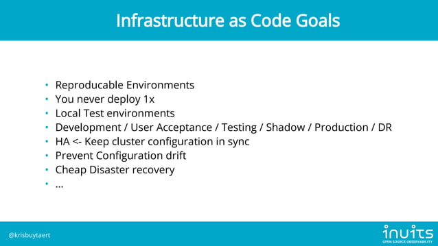 Infrastructure as Code Patterns | PPT