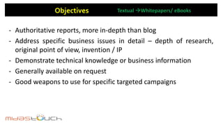 - Authoritative reports, more in-depth than blog
- Address specific business issues in detail – depth of research,
origina...