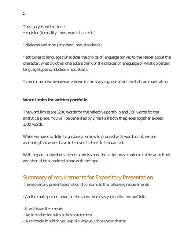 expository communication checklist