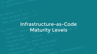 Infrastructure as Code Maturity Model v1 | PDF