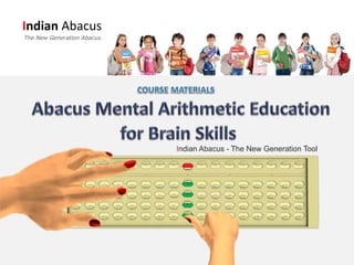 Indian Abacus
The New Generation Abacus
 