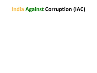 India   Against  Corruption (IAC) 