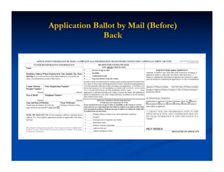 Application Ballot by Mail (Before)
              Back
 