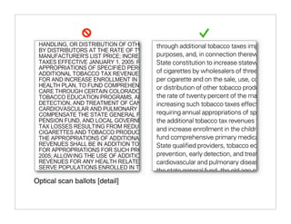 Optical scan ballots [detail]
 