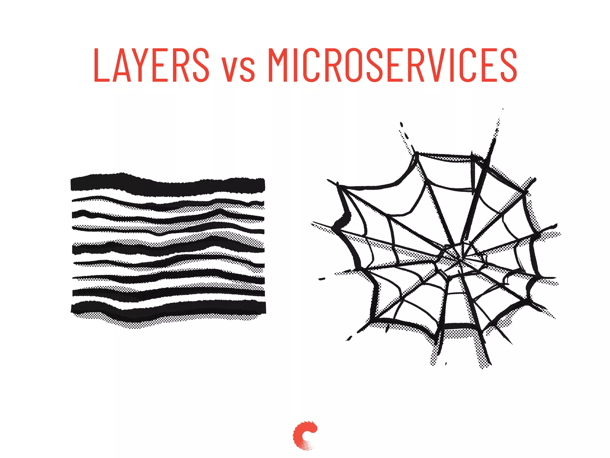 LAYERS vs MICROSERVICES
 