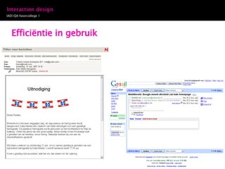 Efficiëntie in gebruik 