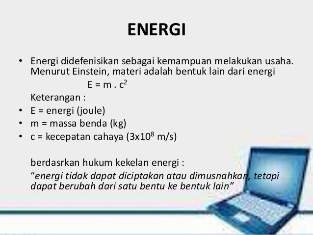 IAD Materi dan Energi