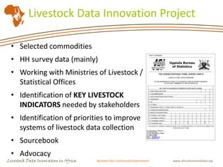 Livestock data in sub Saharan Africa: Availability and issues