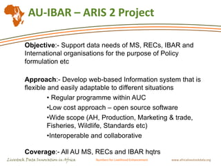 Livestock data in sub Saharan Africa: Availability and issues