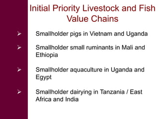 Livestock research priorities for Africa (CAADP Pillar 4)