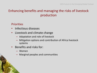 Livestock research priorities for Africa (CAADP Pillar 4)