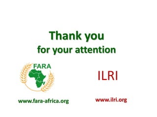 Livestock research priorities for Africa (CAADP Pillar 4)