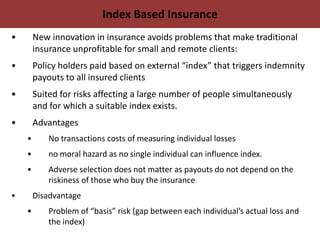 Protecting Pastoralists from the Risk of  Drought Related Livestock Mortality: Implementing Index Based Livestock Insurance in Northern Kenya