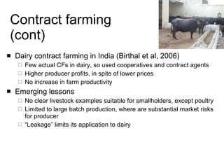 Approaches to pro-poor livestock market development
