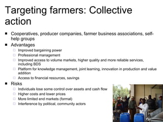 Approaches to pro-poor livestock market development