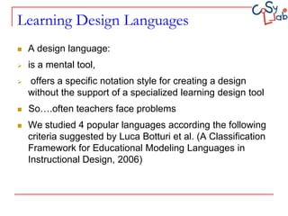 CadmosLearningDesignTool_Iadis2011 | PPTX