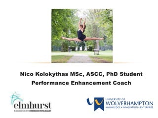 Nico Kolokythas MSc, ASCC, PhD Student
Performance Enhancement Coach
 