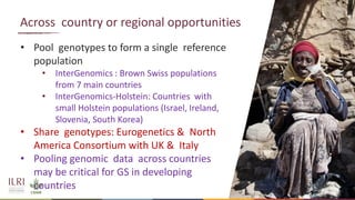 Application of nuclear and genomic technologies for improving livestock productivity in developing world: Challenges and opportunities 