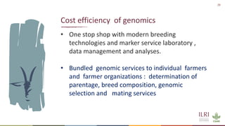 Application of nuclear and genomic technologies for improving livestock productivity in developing world: Challenges and opportunities 
