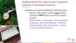 Application of nuclear and genomic technologies for improving livestock productivity in developing world: Challenges and opportunities 