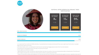 Capture profil d’un expert
 