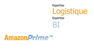 Expertise
Logistique
Expertise
BI
 